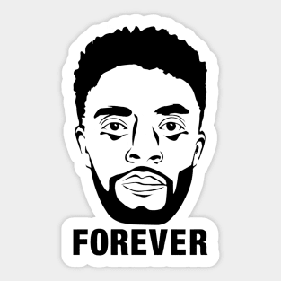 Chadwick Boseman Tribute Forever Sticker